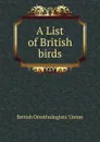 A List of British birds - British Ornithologists' Union