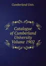 Catalogue of Cumberland University Volume 1902 - Cumberland Univ
