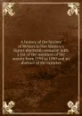 A history of the Society of Writers to Her Majesty.s Signet electronic resource: with a list of the members of the society from 1594 to 1890 and an abstract of the minutes - 