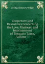 Conjectures and Researches Concerning the Love, Madness, and Imprisonment of Torquato Tasso, Volume 1 - Richard Henry Wilde