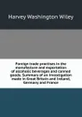 Foreign trade practises in the manufacture and exportation of alcoholic beverages and canned goods. Summary of an investigation made in Great Britain and Ireland, Germany and France - Harvey Washington Wiley