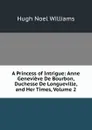 A Princess of Intrigue: Anne Genevieve De Bourbon, Duchesse De Longueville, and Her Times, Volume 2 - H. Noel Williams