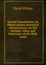 Sacred foundations, or, Observations historical and practical, on the streams, lakes and fountains of the Holy Land - David Wilson