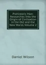 Prehistoric Man: Researches Into the Origin of Civilisation in the Old and the New World, Volume 2 - Daniel Wilson