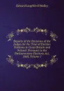 Reports of the Decisions of the Judges for the Trial of Election Petitions in Great Britain and Ireland: Pursuant to the Parliamentary Elections Act, 1868, Volume 1 - Edward Loughlin O'Malley