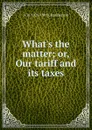 What.s the matter; or, Our tariff and its taxes - N H. 1828-1901 Chamberlain