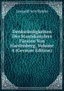 Denkwurdigkeiten Des Staatskanzlers Fursten Von Hardenberg, Volume 4 (German Edition) - Leopold von Ranke