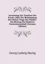 Anweisung Zur Taxation Der Forste, Oder Zur Bestimmung Des Holzer-Trags Der Walder: Ein Beytrag Zur Hoheren Forstwissenschaft (German Edition) - Georg Ludwig Hartig