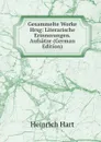 Gesammelte Worke Hrsg: Literarische Erinnerungen. Aufsatze (German Edition) - Heinrich Hart