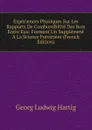 Experiences Physiques Sur Les Rapports De Combustibilite Des Bois Entre Eux: Formant Un Supplement A La Science Forestiere (French Edition) - Georg Ludwig Hartig