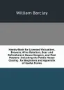 Handy-Book for Licensed Victuallers, Brewers, Wine Retailers, Beer and Refreshment House Keepers, and Post Masters: Including the Public House Closing . for Beginners and Appendix of Useful Forms - William Barclay