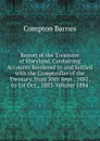 Report of the Treasurer of Maryland, Containing Accounts Rendered to and Settled with the Comptroller of the Treasury, from 30th Sept., 1881, to 1st Oct., 1883. Volume 1884 - Compton Barnes