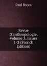 Revue D.anthropologie, Volume 3,.issues 1-3 (French Edition) - Paul Broca