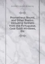 Prometheus Bound, and Other Poems: Including Sonnets from the Portuguese, Casa Guidi Windows, Etc - Browning Elizabeth Barrett