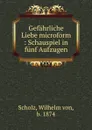 Gefahrliche Liebe microform : Schauspiel in funf Aufzugen - Wilhelm von Scholz