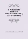 Il Naturalista siciliano. anno 10 (1890-1891) - Società Siciliana Di Scienze Naturali