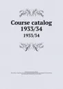 Course catalog. 1933/34 - Northeastern University