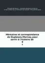 Memoires et correspondance de Duplessis-Mornay, pour servir a l'histoire de. 8 - Philippe de Mornay