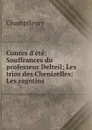 Contes d.ete: Souffrances du professeur Delteil; Les trios des Chenizelles; Les ragotins. - Champfleury