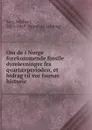 Om de i Norge forekommende fossile dyrelevninger fra qvartaerperioden, et bidrag til vor faunas historie - Michael Sars