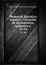 Memorial historico espanol: Coleccion de documentos, opusculos y . 32-34 - Real Academia de la Historia Spain