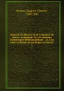 Manuel du libraire et de l.amateur de livres : contenant 1o, Un nouveau dictionnaire bibliographique . 2o, Une table en forme de catalogue raisonne . 5 - Jacques-Charles Brunet