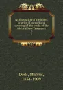 An Exposition of the Bible : a series of expositions covering all the books of the Old and New Testament. 3 - Marcus Dods