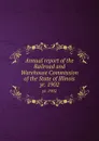 Annual report of the Railroad and Warehouse Commission of the State of Illinois. yr. 1902 - Illinois. Railroad and Warehouse Commission