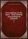 Proceedings of the Bury . West Suffolk Archaeological Institute. 1 - Bury and West Suffolk Archaeological Institute