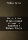 Tiw; or, A view of the roots and stems of the English as a Teutonic tongue - William Barnes