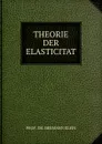 THEORIE DER ELASTICITAT - Hermann Klein