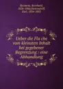 Ueber die Flache vom kleinsten Inhalt bei gegebener Begrenzung : eine Abhandlung - Bernhard Riemann