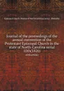 Journal of the proceedings of the annual convention of the Protestant Episcopal Church in the state of North-Carolina serial. 10th(1826) - Episcopal Church. Diocese of North Carolina