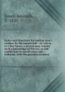 Rules and directions for cutting men.s clothes, by the square rule : by which, in a few hours, a person may acquire such a knowledge of the art, as will enable him to cut all sizes and fashions, with the greatest accuracy - Amanda Jones