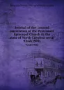 Journal of the . annual convention of the Protestant Episcopal Church in the state of North Carolina serial. 92nd(1908) - Episcopal Church. Diocese of North Carolina