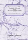 Sessional papers of the Dominion of Canada 1923. 59, no.2, Sessional Papers no.2-5 - Canada. Parliament