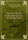 Memoirs by the Right Honourable Sir Robert Peel. 2 - Robert Peel