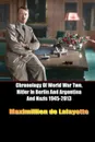 Chronology of World War Two, Hitler in Berlin and Argentina and Nazis 1945-2013 - Maximillien De Lafayette