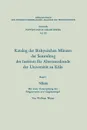 Katalog der Bithynischen Munzen der Sammlung des Instituts fur Altertumskunde der Universitat zu Koln. Nikaia. Mit einer Untersuchung der Pragesysteme und Gegenstempel - Wolfram Weiser