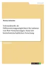 Telematiktarife als Differenzierungsmoglichkeit fur Anbieter von Pkw-Versicherungen. Stand der betriebswirtschaftlichen Forschung - Thomas Schneider