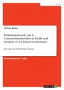 Praktikumsbericht mit 8 Unterrichtsentwurfen in Politik und Deutsch (5.-12. Klasse Gymnasium) - Thomas Bäcker