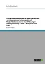 Offene Unterrichtsformen in Theorie und Praxis - mit besonderem Schwerpunkt auf Moglichkeiten zu deren Durchfuhrung in Lebensgestaltung - Ethik - Religionskunde (LER) - Stefan Grzesikowski
