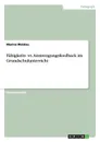 Fahigkeits- vs. Anstrengungsfeedback im Grundschulunterricht - Marina Welslau