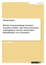 Welche Zusammenhange bestehen zwischen schuler- oder lehrerzentrierten Arbeitsphasen und der emotionalen Befindlichkeit von Lehrenden. - Christian Schmid