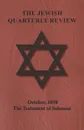 The Jewish Quarterly Review - October, 1898 - The Testament of Solomon - Anon.