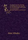 An enquiry into the learning of Shakespeare, with remarks on several passages of his plays. In a conversation between Eugenius and Enander - Peter Whalley