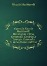 Opere Di Niccolo Machiavelli: Mandragola. Clizia. Commedia. L.andria Di Terenzio. Commedia in Verso (Italian Edition) - Machiavelli Niccolò