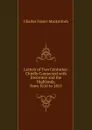 Letters of Two Centuries: Chiefly Connected with Inverness and the Highlands, from 1616 to 1815 - Charles Fraser-Mackintosh