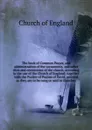 The book of Common Prayer, and administration of the sacraments, and other rites and ceremonies of the church, according to the use of the Church of England; together with the Psalter of Psalms of David, pointed as they are to be sung or said in c... - Church of England