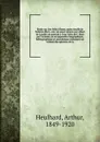 Etude sur Une folie a Rome, opera bouffe de Federico Ricci, avec un avant-propos par Albert de Lasalle; un portrait a l'eau-forte de F. Ricci par Cucinota; et un appendice biographique, bibliographique et anecdotique contenant un resume des opinio... - Arthur Heulhard